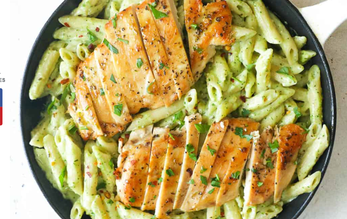 CHICKEN PASTA PESTO